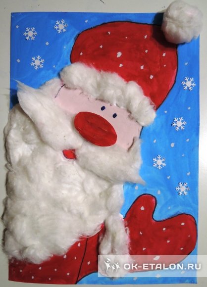 Идеи для создания Деда Мороза из бумаги своими руками